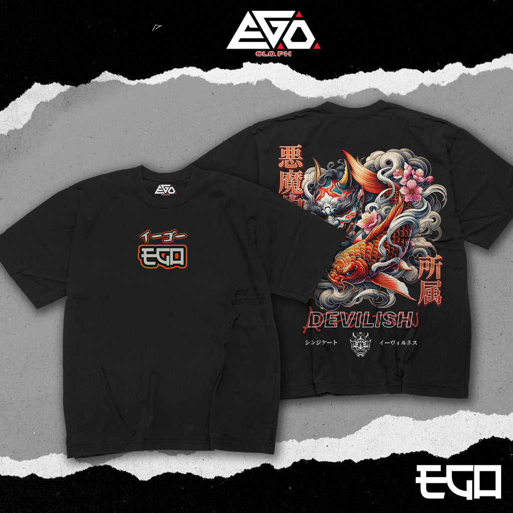 Devilish Koi Oni Mask Tee